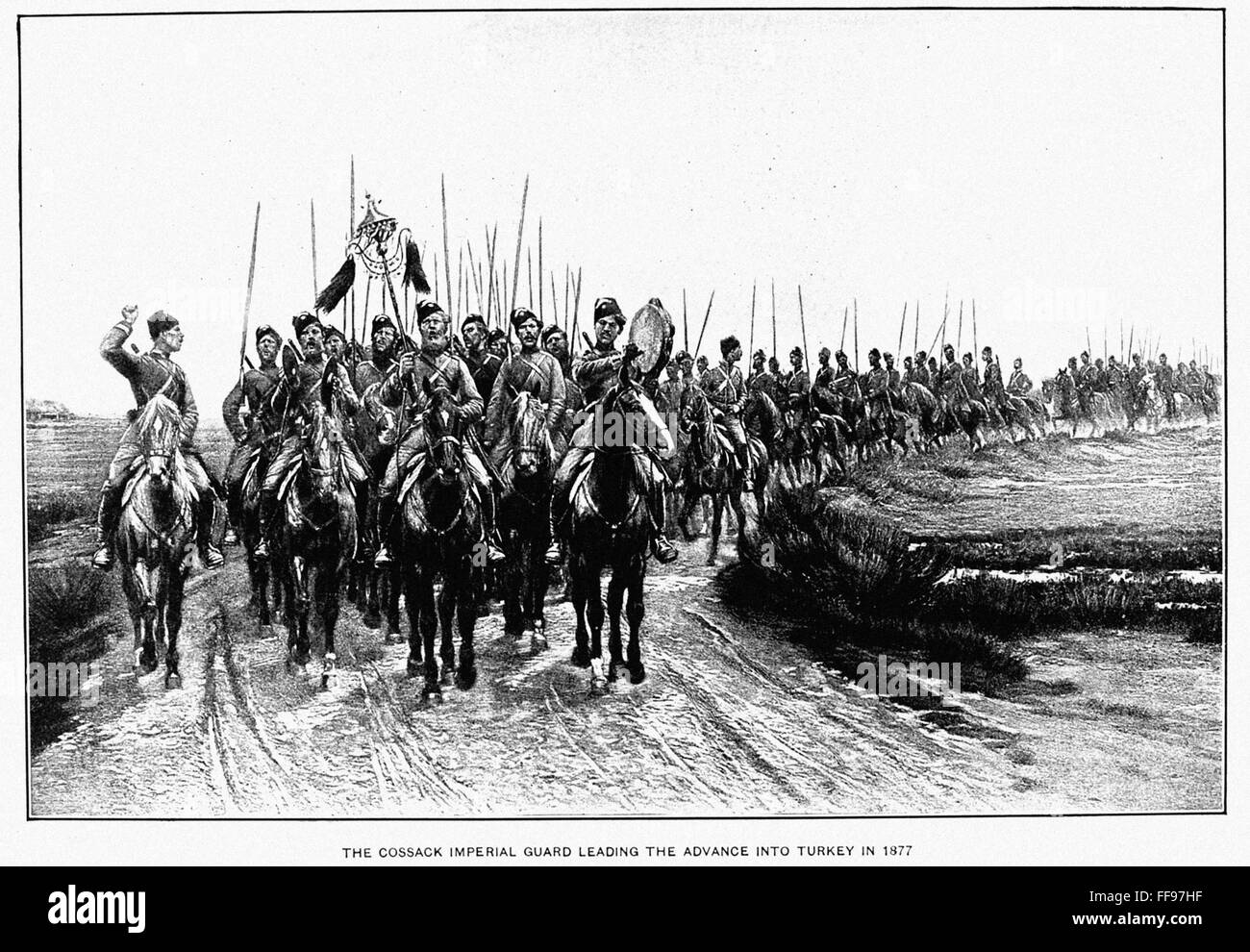 RUSSOturca de 187778, la guerra. /Nel Cosaco de la Guardia Imperial