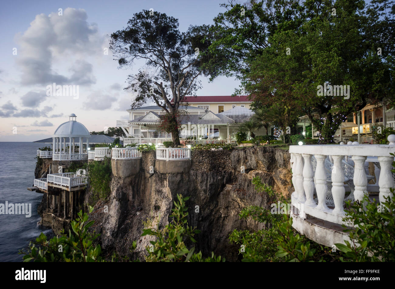 La Puntilla de Piergiorgio Palace Hotel, Sosua, República Dominicana Foto de stock