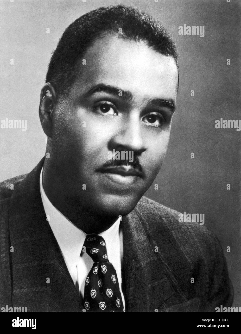 ROY Wilkins (1901-1981). /NAmerican líder de los derechos civiles. Foto de stock