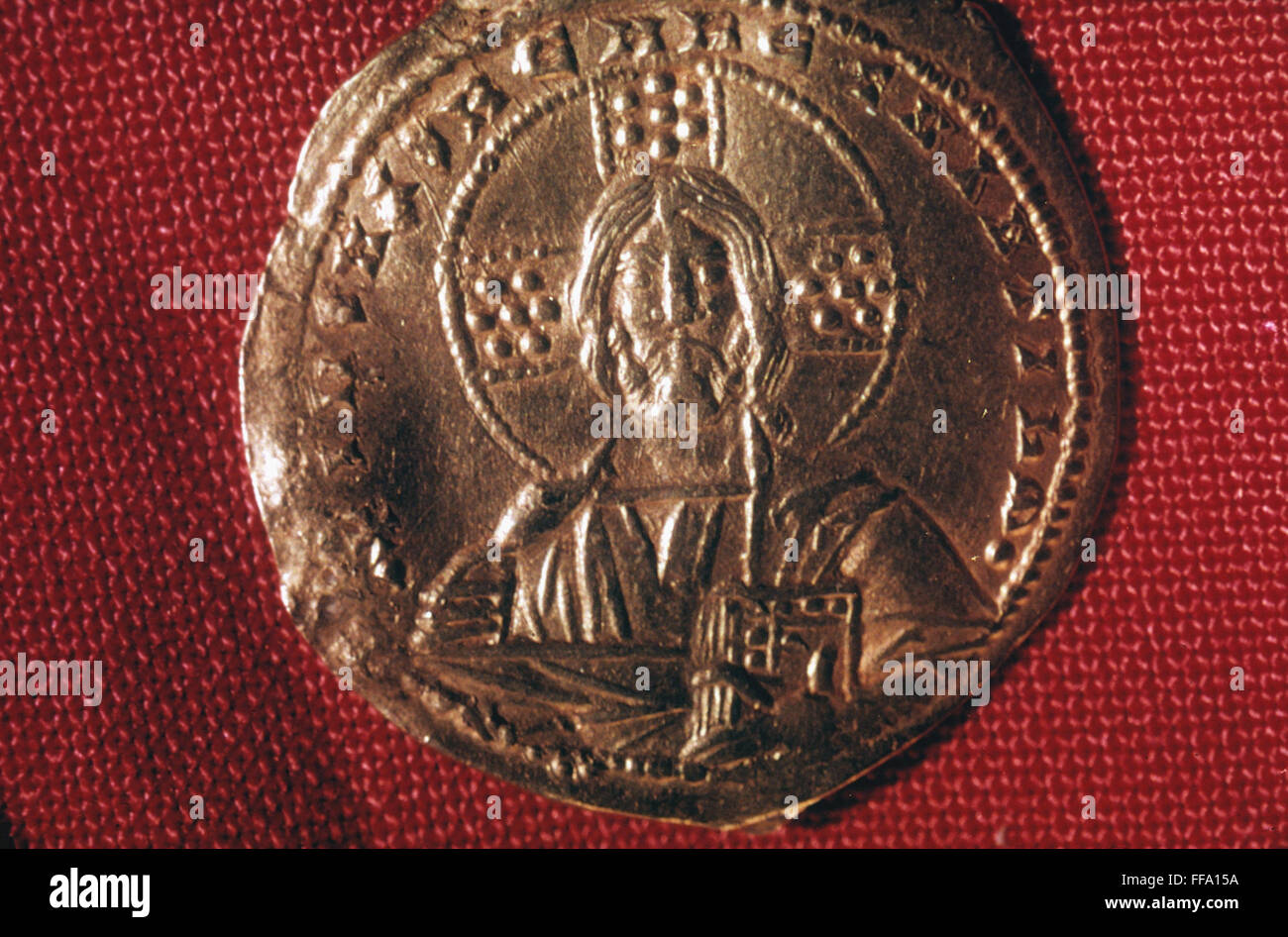 Bizancio: BEZANT. /NGold, 4,55 gramos. Foto de stock