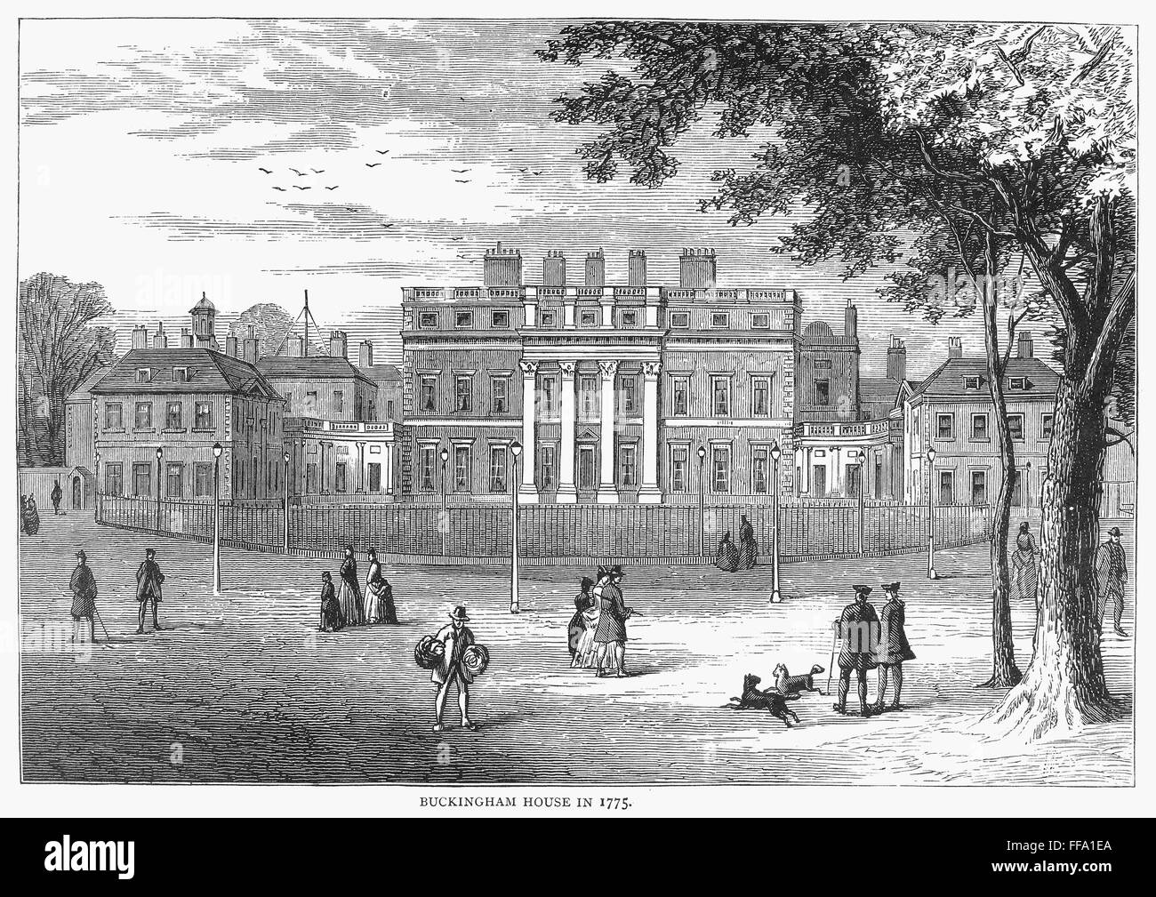 Londres Buckingham House. /NBuckingham House, Londres, Inglaterra, ya