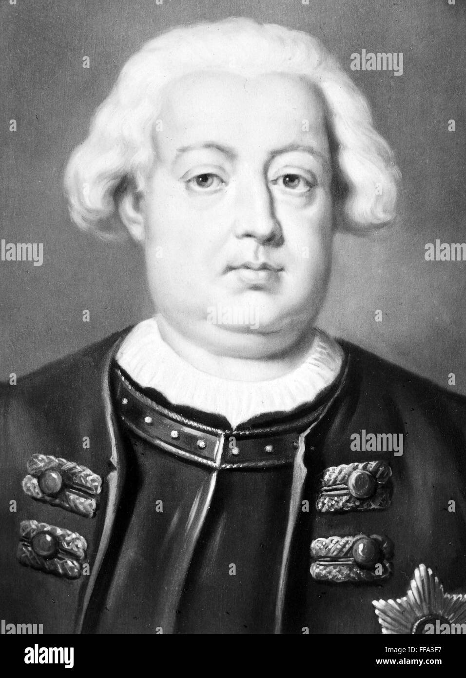 Federico Guillermo I (1688-1740). /NKing de Prusia, 1713-1740. Foto de stock