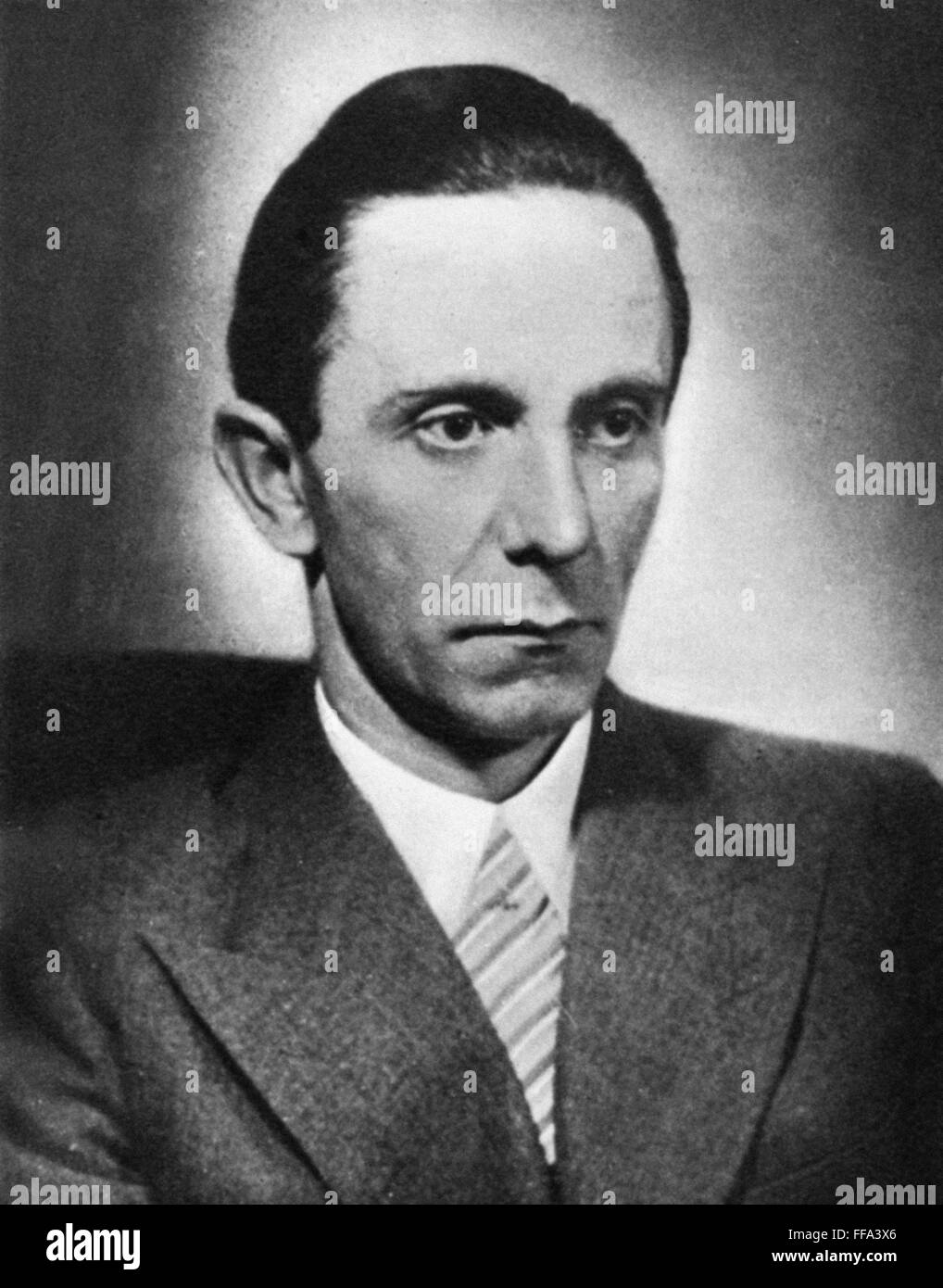 JOSEPH GOEBBELS (1897-1945). /NGerman dirigente del partido nazi. Foto de stock