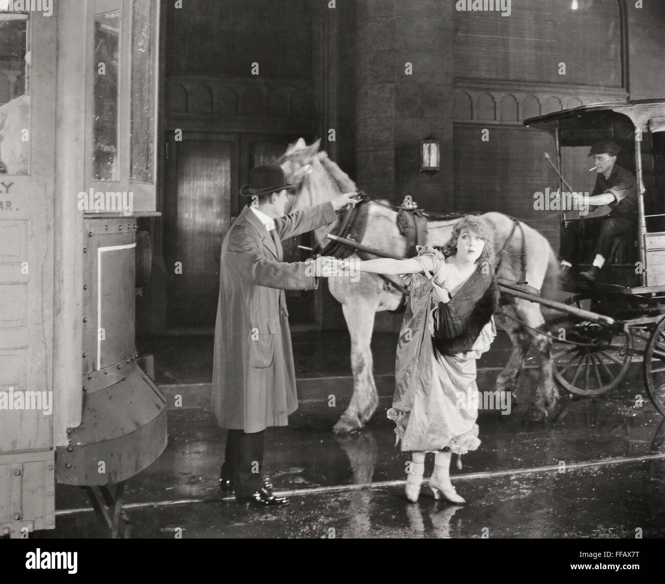 Con la danza, 1920. Foto de stock