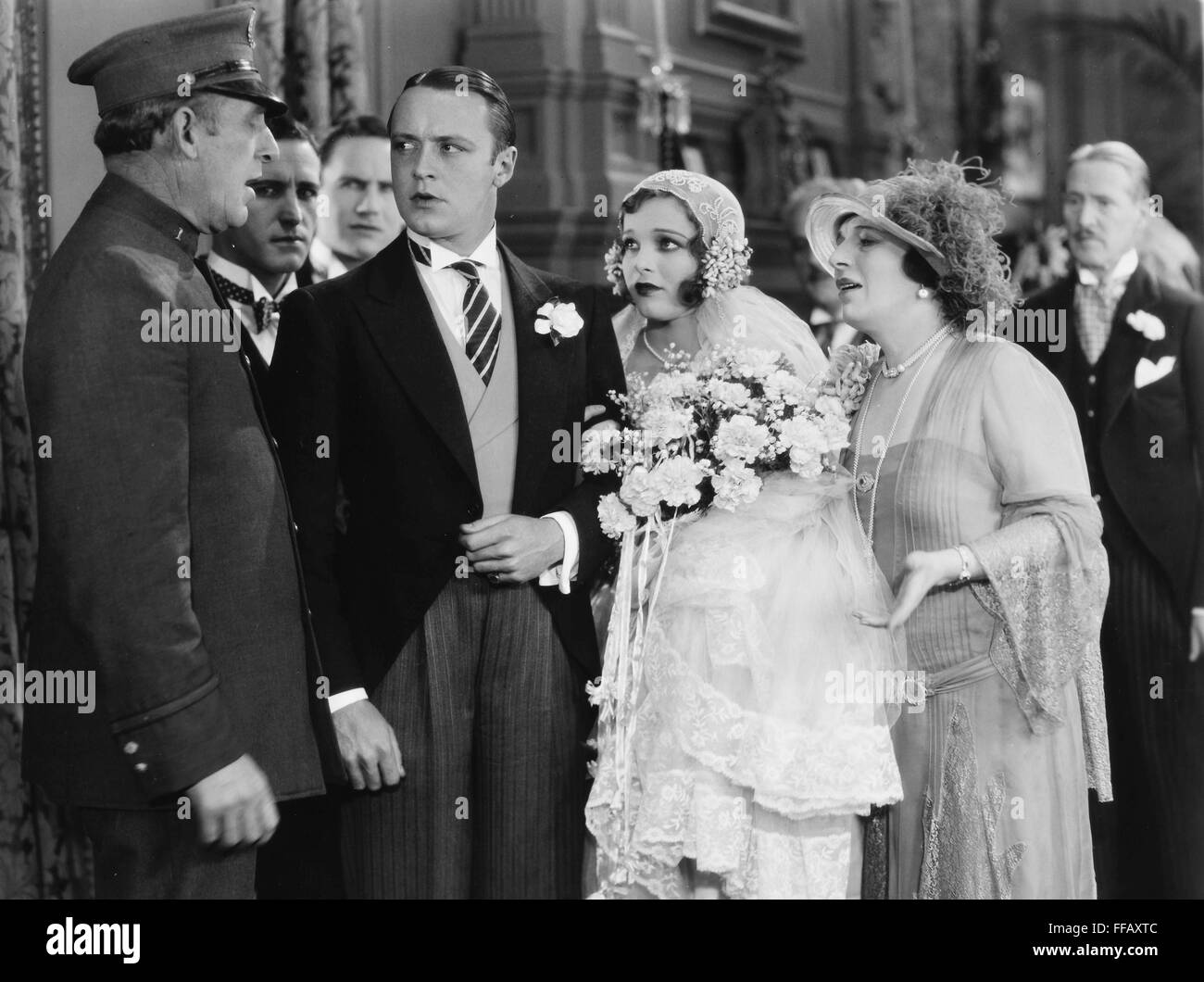 Película: Los tontos de suerte, 1928. /NJack restaurantes Luden, Sally Blane, y Mary Alden. Foto de stock