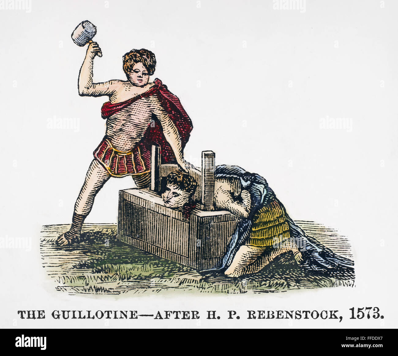Roma: la guillotina, c340 B.C. /nel hijo de cónsul romano Titus Manlius ...
