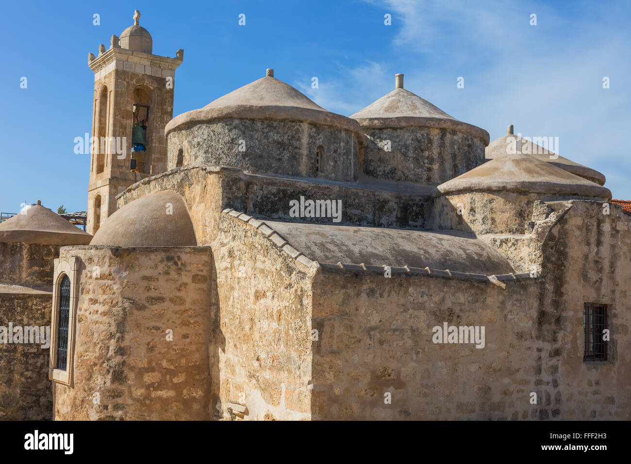 La iglesia bizantina de Agia Paraskevi (siglo IX), Yeroskipou, Chipre Foto de stock