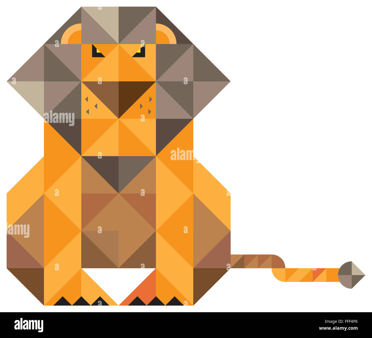 Imagen modular. Animal es el león Fotografía de stock - Alamy