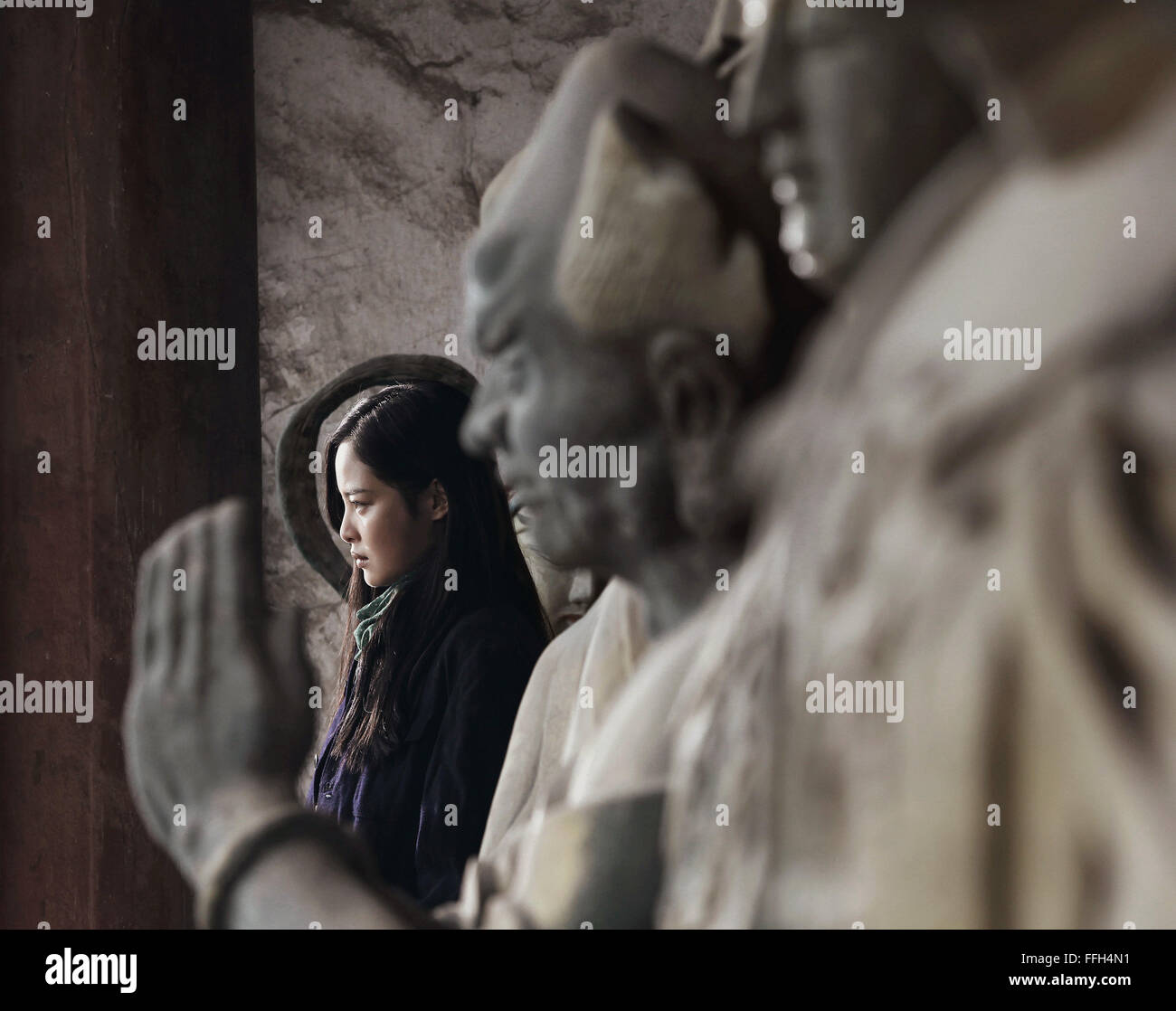 Programa - Un panfleto muestra Xin Zhi Lei en una escena de la película Contracorriente (Chang Jiang tu escena de película, sin fecha). La película de Yang Chao está siendo mostrado en competición en la Berlinale el 15 de febrero de 2016. Foto: BERLINALE/DPA (ATENCIÓN EDITORES: PARA USO EDITORIAL SÓLO EN RELACIÓN CON LOS INFORMES SOBRE LA Berlinale 2016 hasta el 21.03.2016/crédito obligatoria: Foto: Berlinale/dpa) Foto de stock