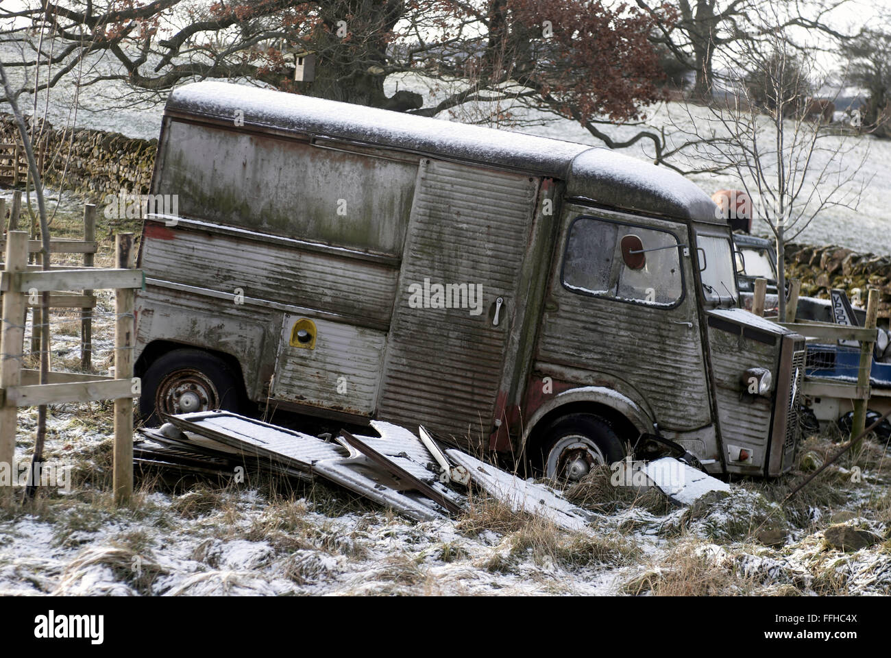 Citroën HY van / francés antiguo van Foto de stock