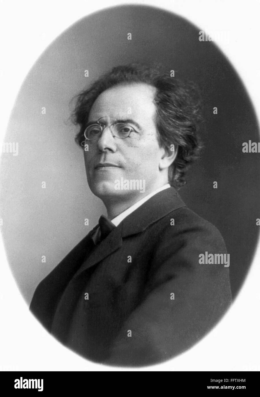 GUSTAV MAHLER (1860-1911). /NAustrian compositor y director de orquesta. Fotografía, c1909. Foto de stock