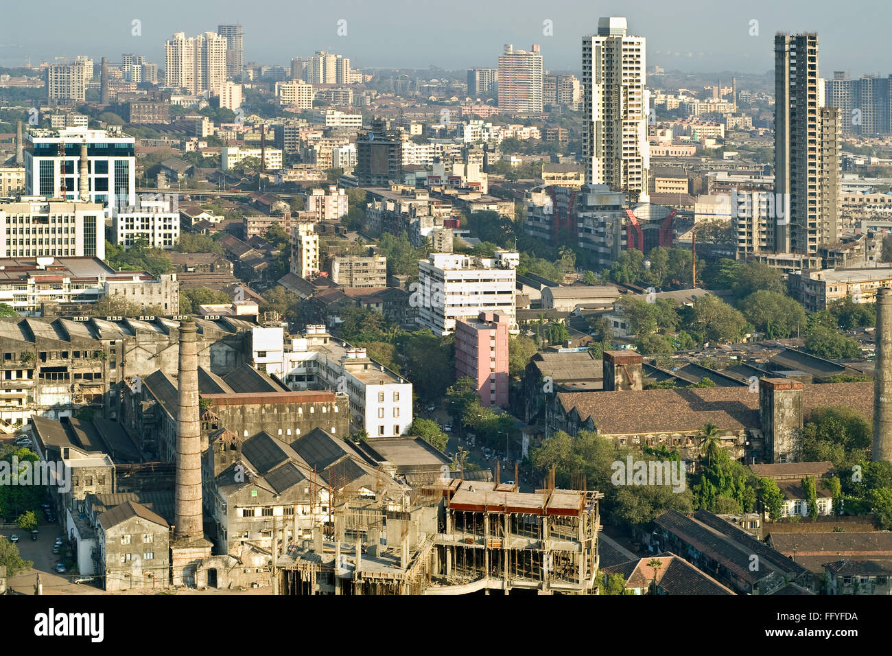 Vista aérea de worli y Bombay Bombay parel ; ; ; ; Maharashtra India