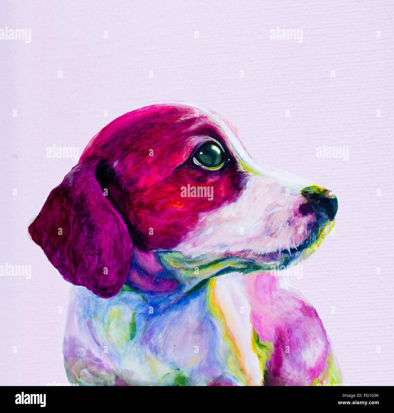 Pintura de cachorros fotografías e imágenes de alta resolución - Alamy