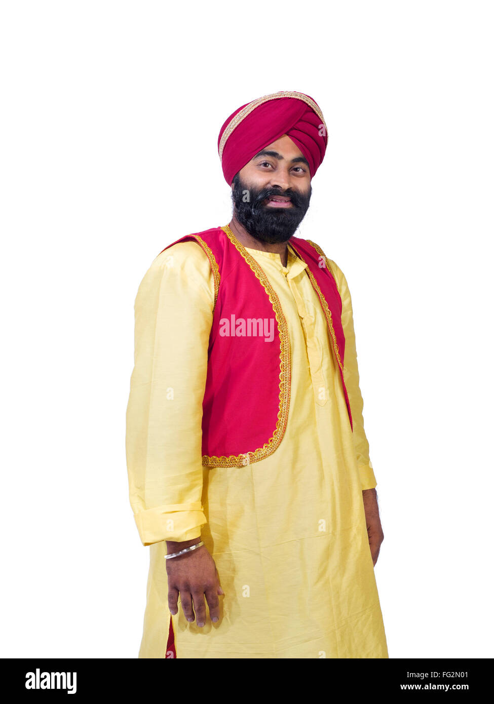 Hombre Sikh en traje tradicional MR779A Fotografía de stock Alamy