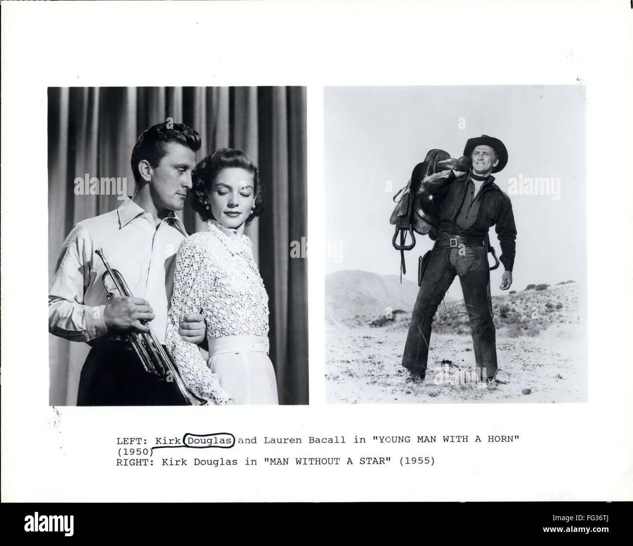 1955 Izquierda Kirk Douglas Y Lauren Bacall En Joven Con Un Cuerno 1950 Derecha Kirk Douglas En Man Sin Una Estrella 1955 C Fotos Keystone Usa Zumapress Com Alamy Live News Fotografia De Stock Alamy