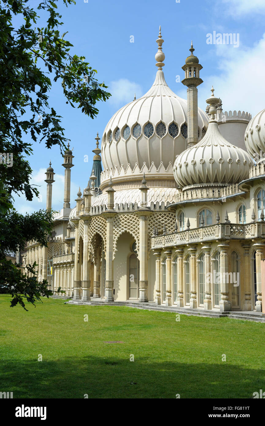 Brighton Royal Pavilion, Brighton, East Sussex, Inglaterra, Reino Unido. Foto de stock