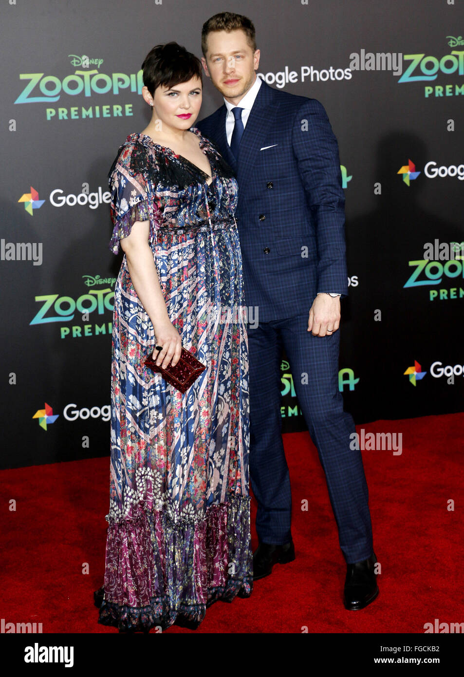 Ginnifer Goodwin y Josh Dallas en el estreno de 'Los Angeles Zootopia