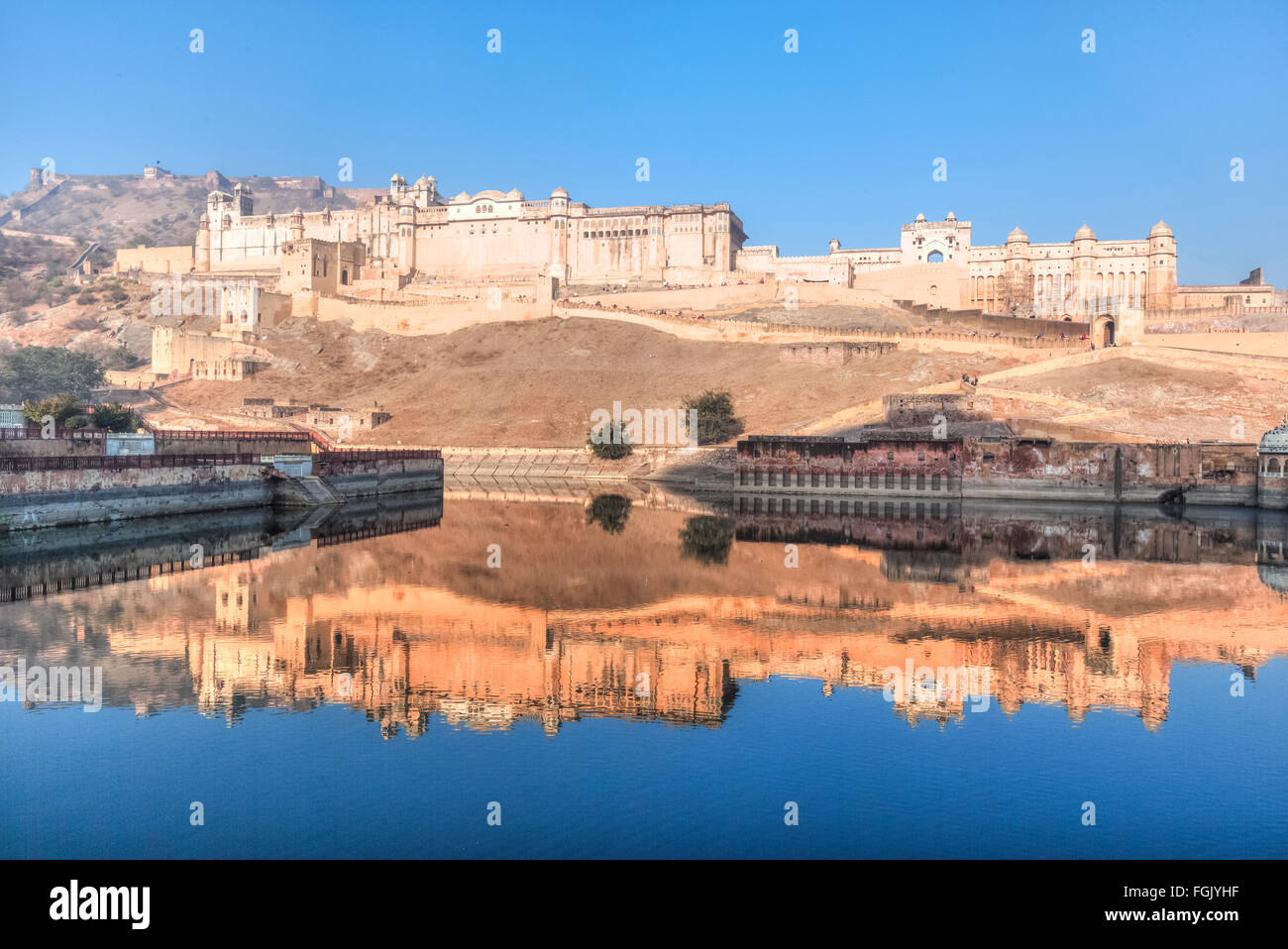 Fuerte Amer, Jaipur, Rajasthan, India Foto de stock