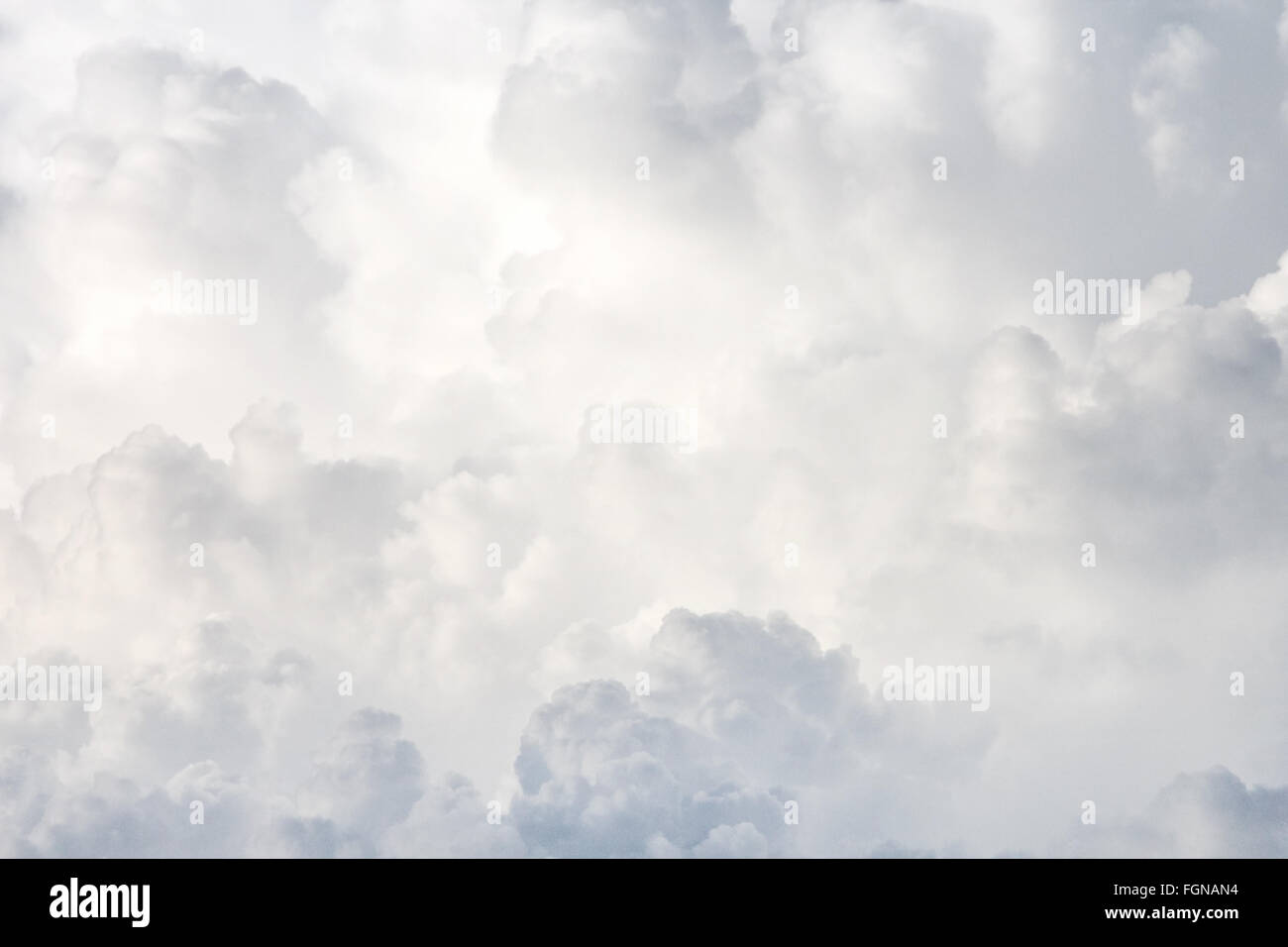 Skyscape nubes cúmulos Thunderhead Foto de stock