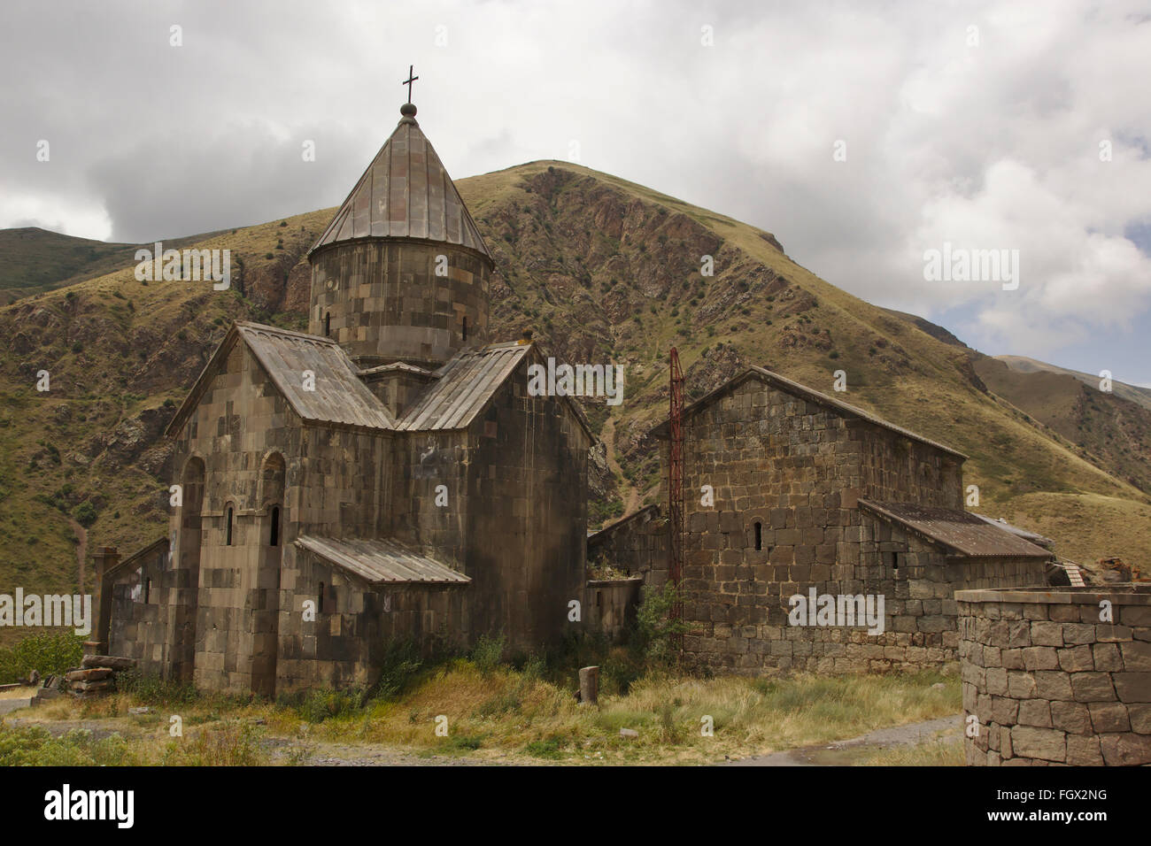 Monasterio Vorotnavank cerca de Sisian, Armenia Foto de stock