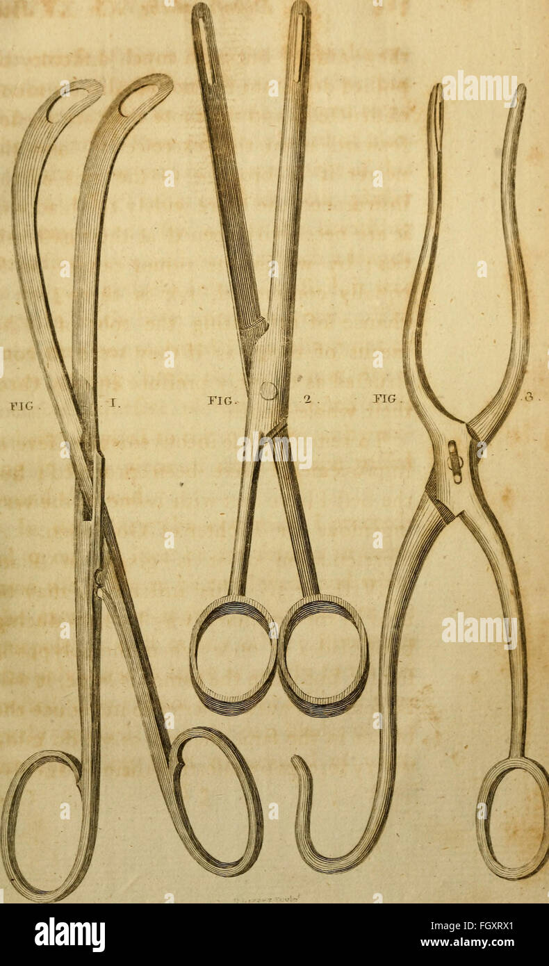Un sistema de cirugía (1787) Foto de stock