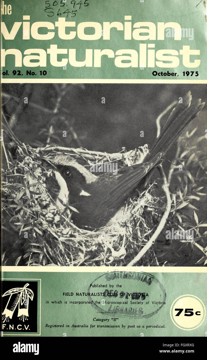 El naturalista Victoriano (1975) Foto de stock
