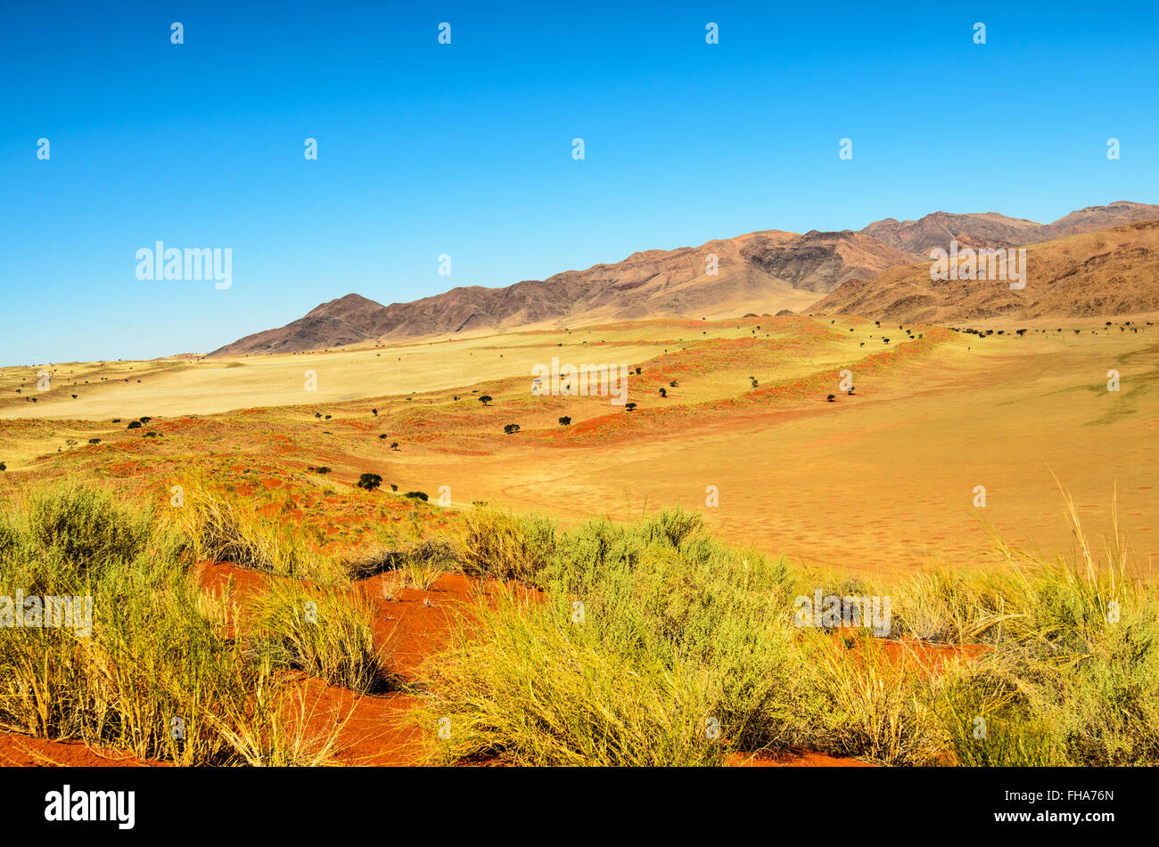Impresionante paisaje de las montañas Naukluft Foto de stock