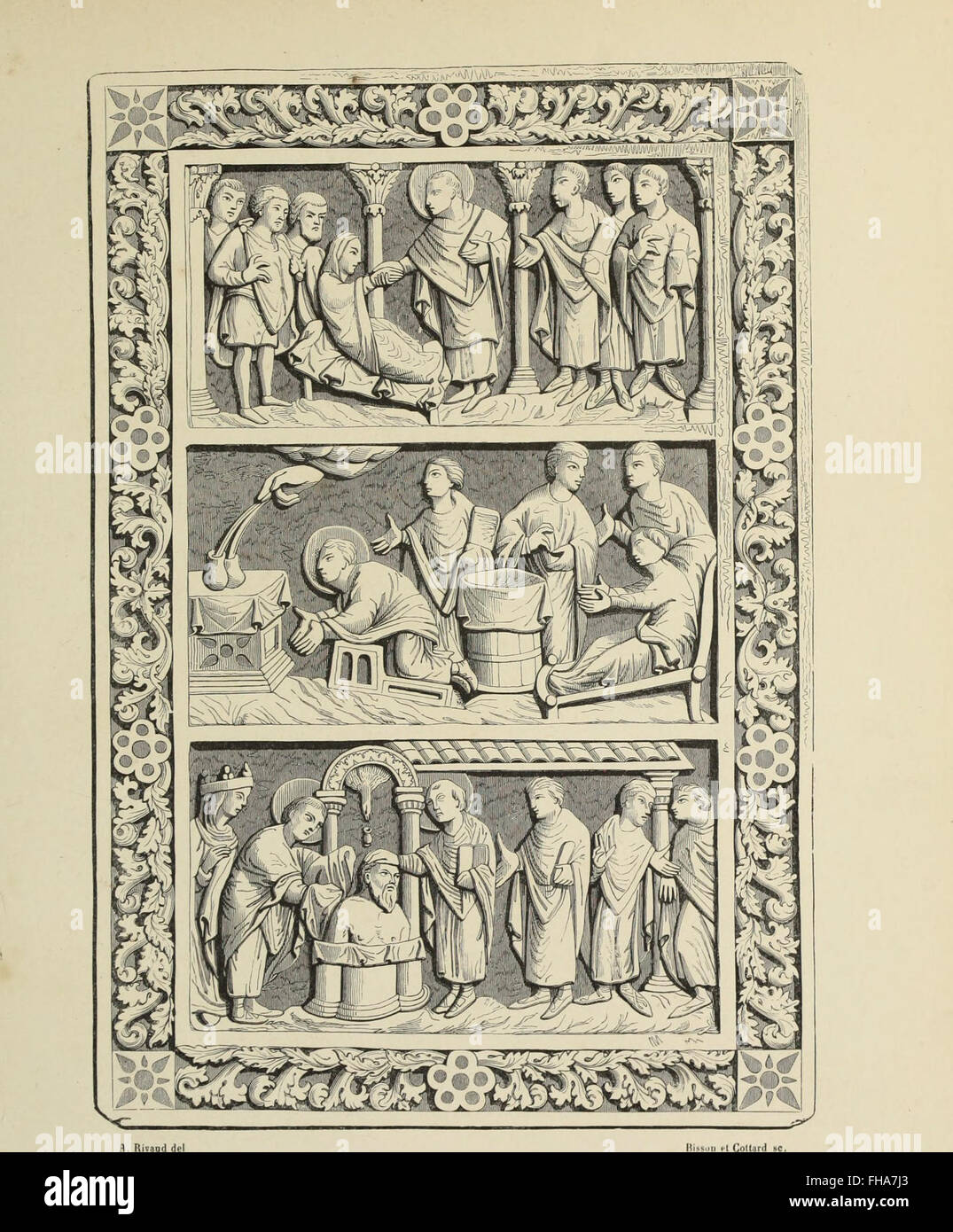 Le moyen age et la Renaissance (1851) Foto de stock