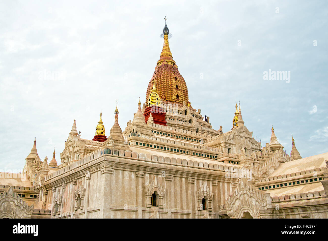 El Templo de Ananda en Bagan Myanmar Foto de stock