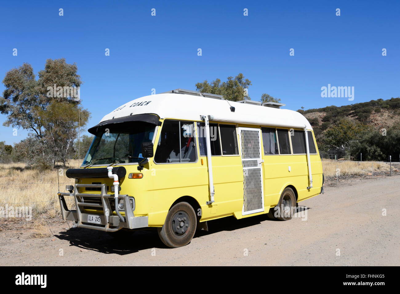Motorhome Toyota Coaster convertida, Northern Territory, NT, Australia
