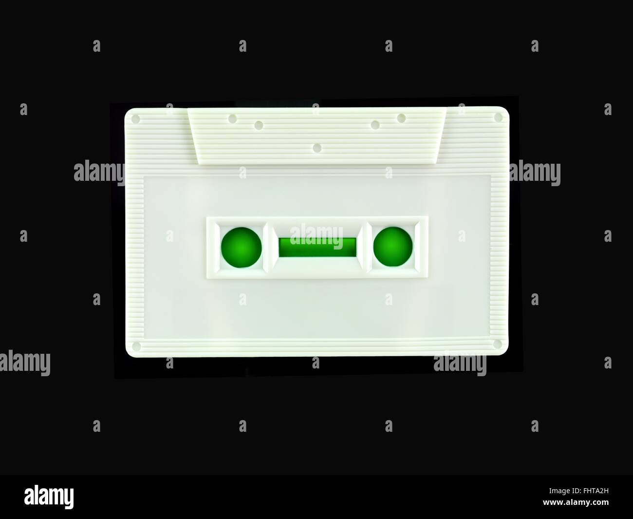 Una imagen de una vieja cinta de cassette de audio Foto de stock