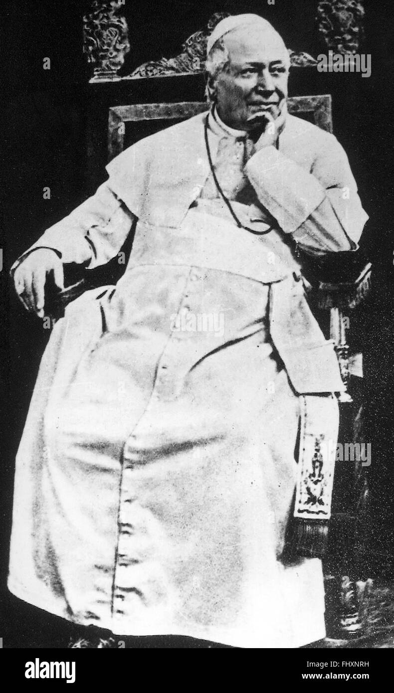 Papa Pío IX Foto de stock