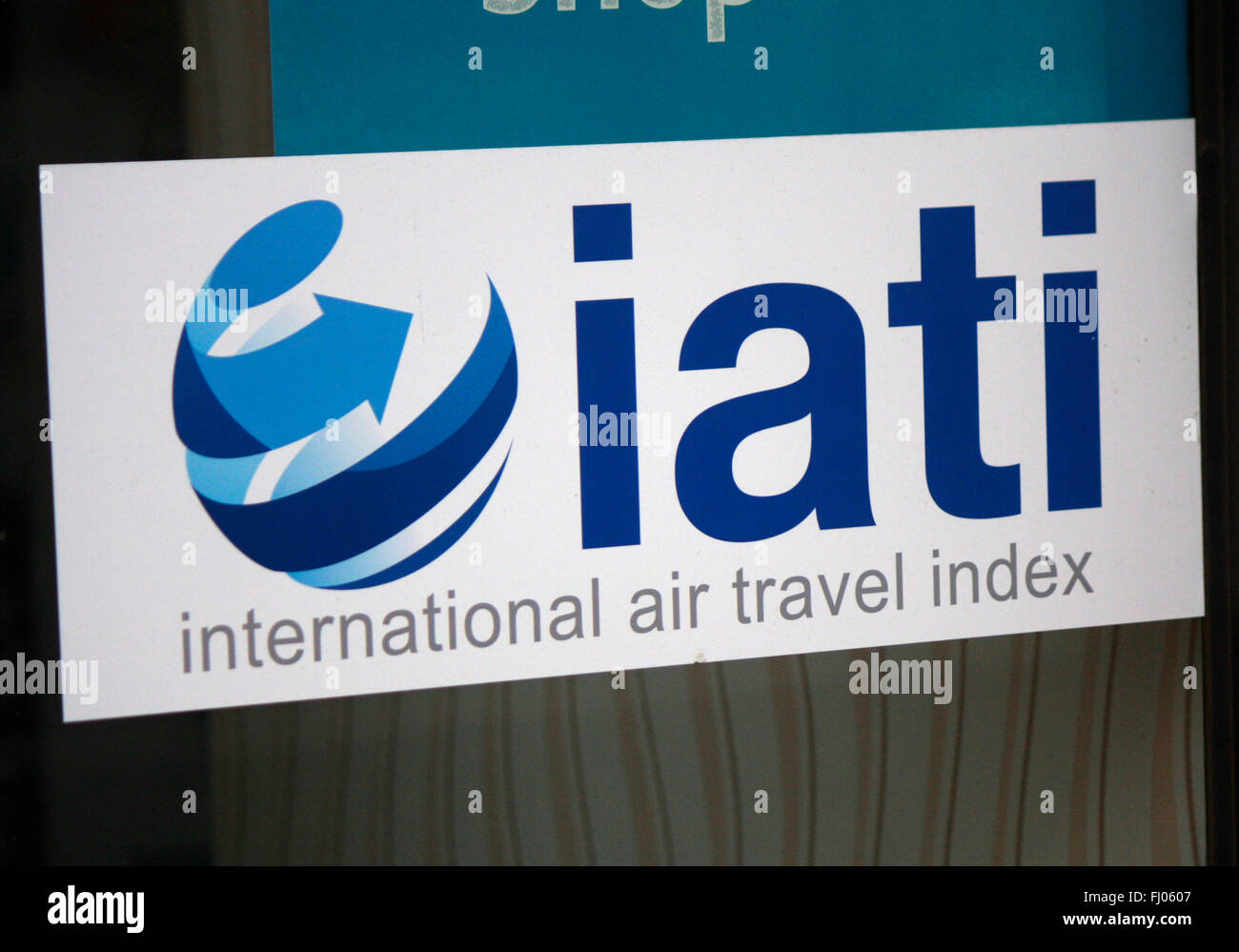 "Iati Markenname: viajes aéreos internacionales', de Berlín. Foto de stock