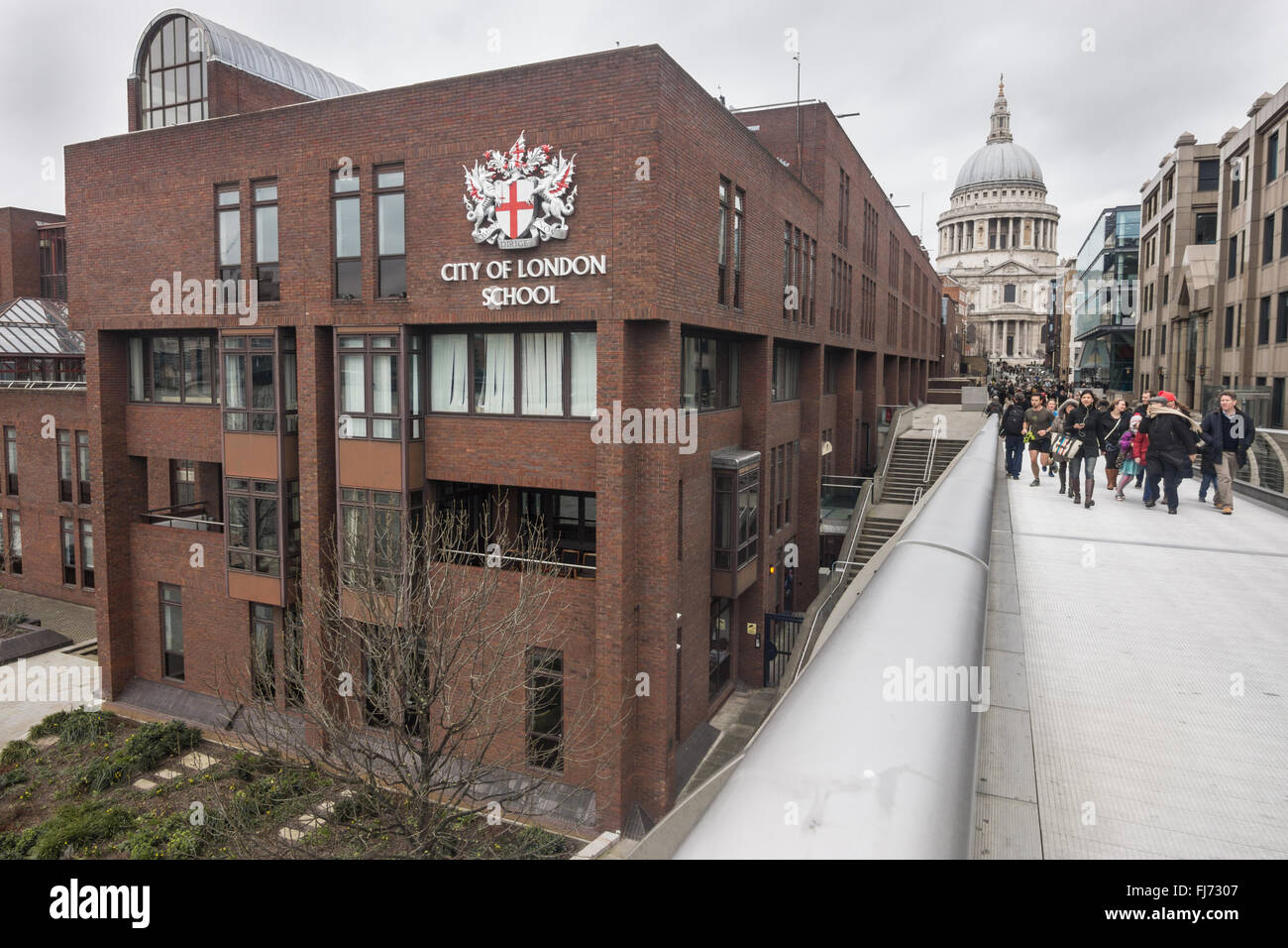 Ciudad de London School Foto de stock