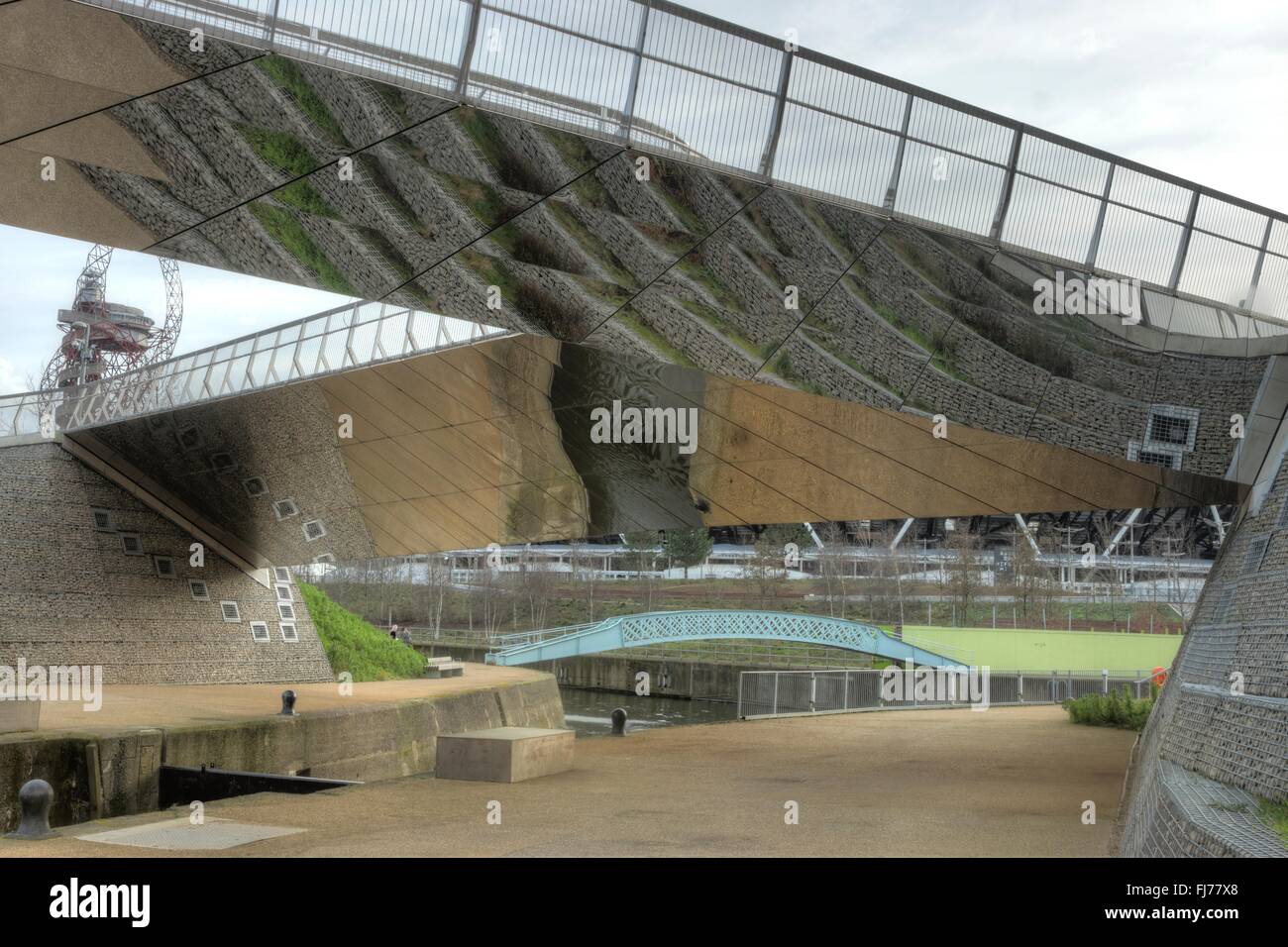 El Parque Olímpico, regeneración de Londres East London Foto de stock