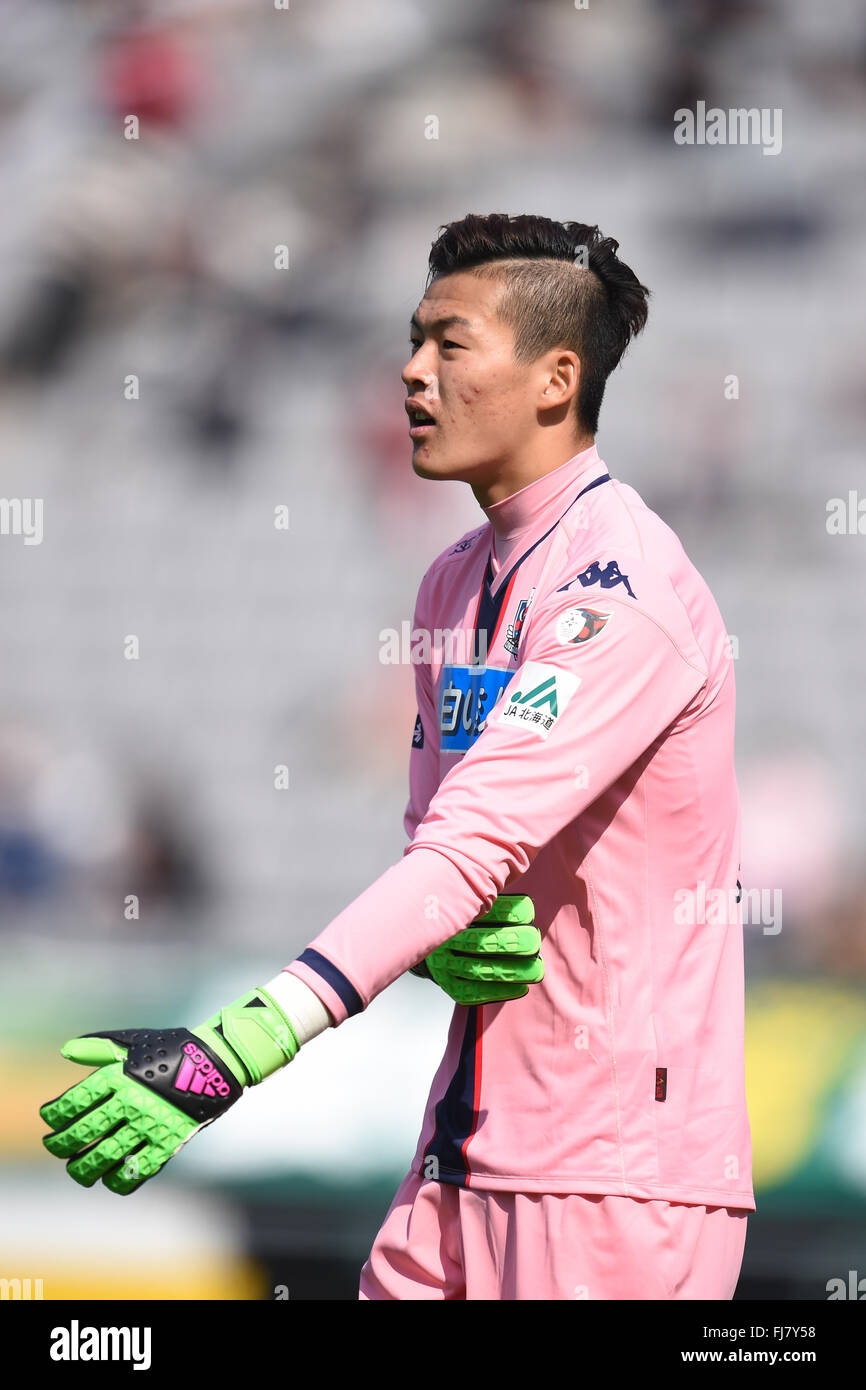 Ajinomoto Stadium Tokio Japon 28 Feb 16 Gu Sung Yun Consadole Febrero 28 16 Futbol Soccer 16 J2 1ª Etapa Liga Partido Entre Tokio Verdy 1 0 Hokkaido Consadole Sapporo De Ajinomoto