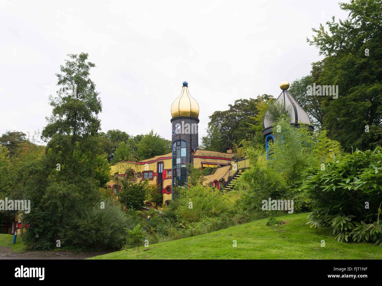 ESSEN, Alemania - 13 de agosto de 2015: el exterior de la casa de Ronald McDonald en el Grugapark Foto de stock
