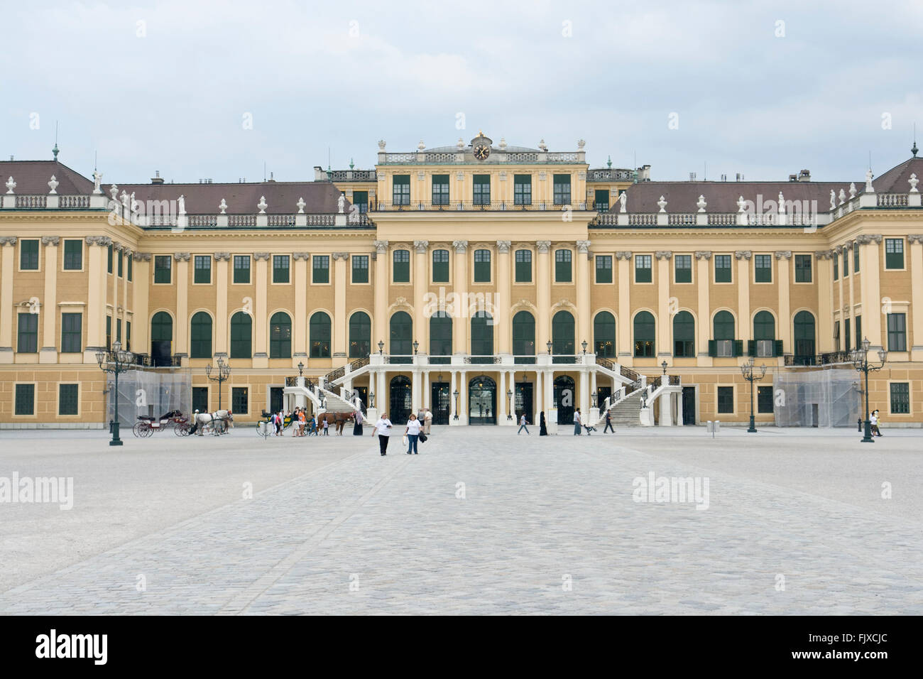 El Palacio de Schönbrunn Foto de stock