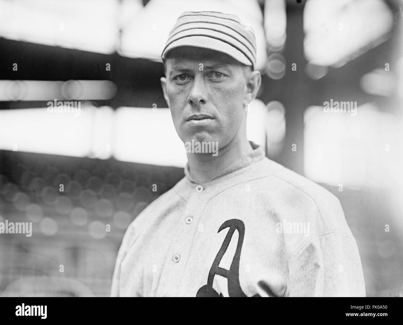 Jack Coombs, jugador de béisbol de las Grandes Ligas, Philadelphia Athletics, Retrato, circa 1914.jpg Foto de stock