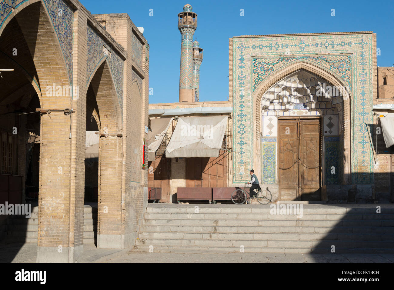 Jameh mezquita. Esfahan. Irán. Foto de stock
