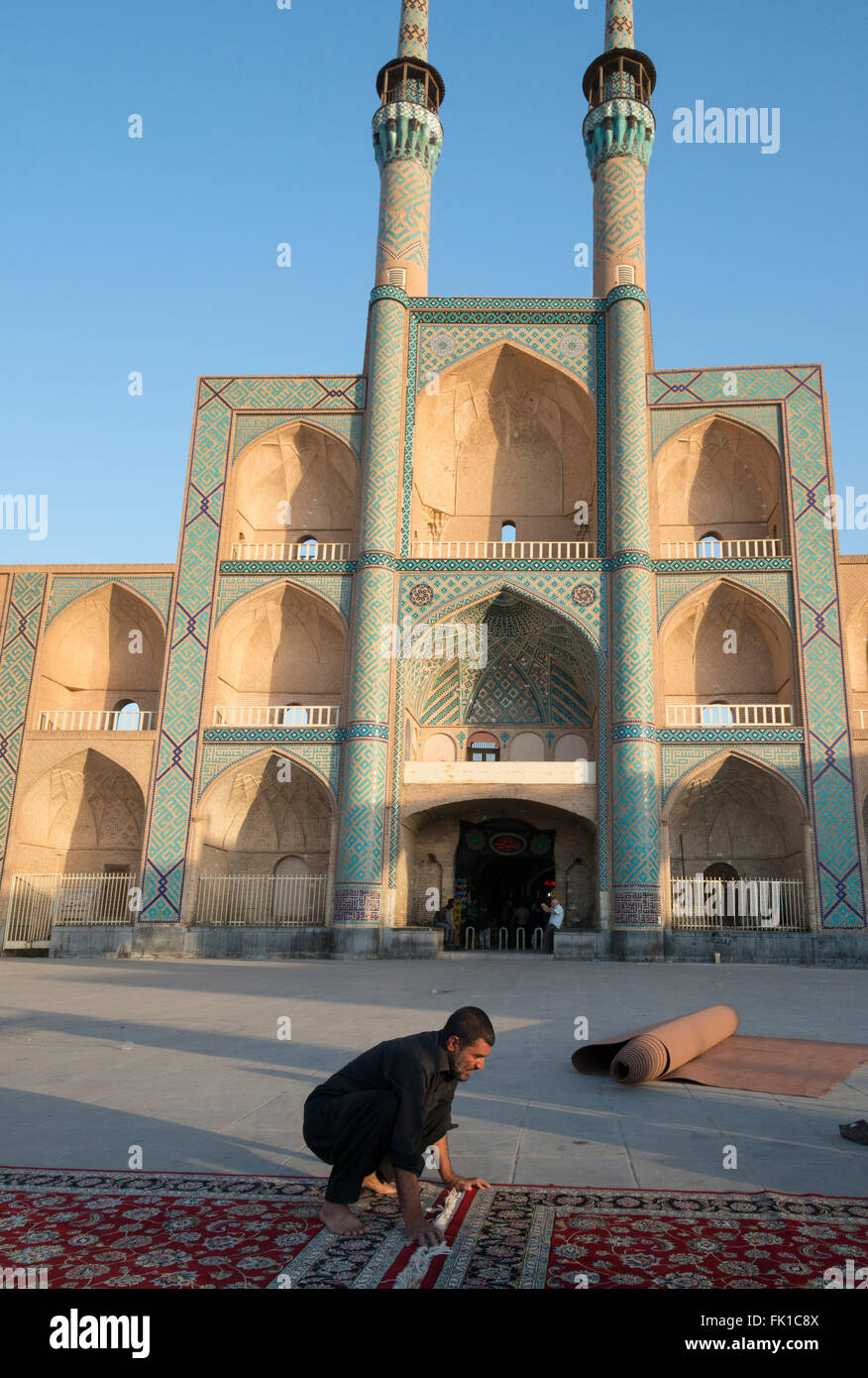 Amir Chakhmaq complex. Yazd. Irán. Foto de stock