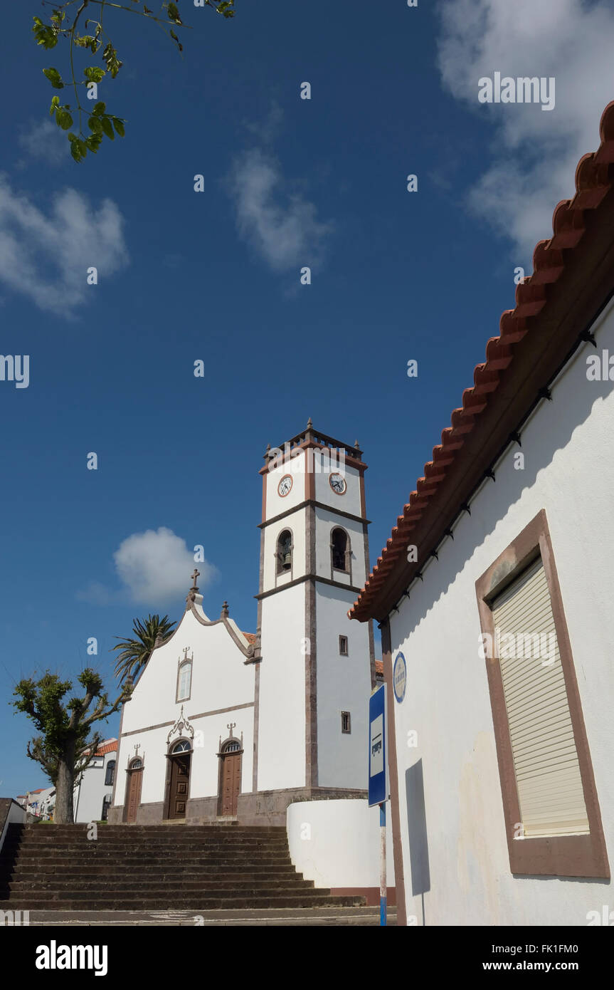 La Iglesia de Nossa Senhora da Assunção. Vila do Porto. La Isla de Santa María. Azores. Portugal Foto de stock