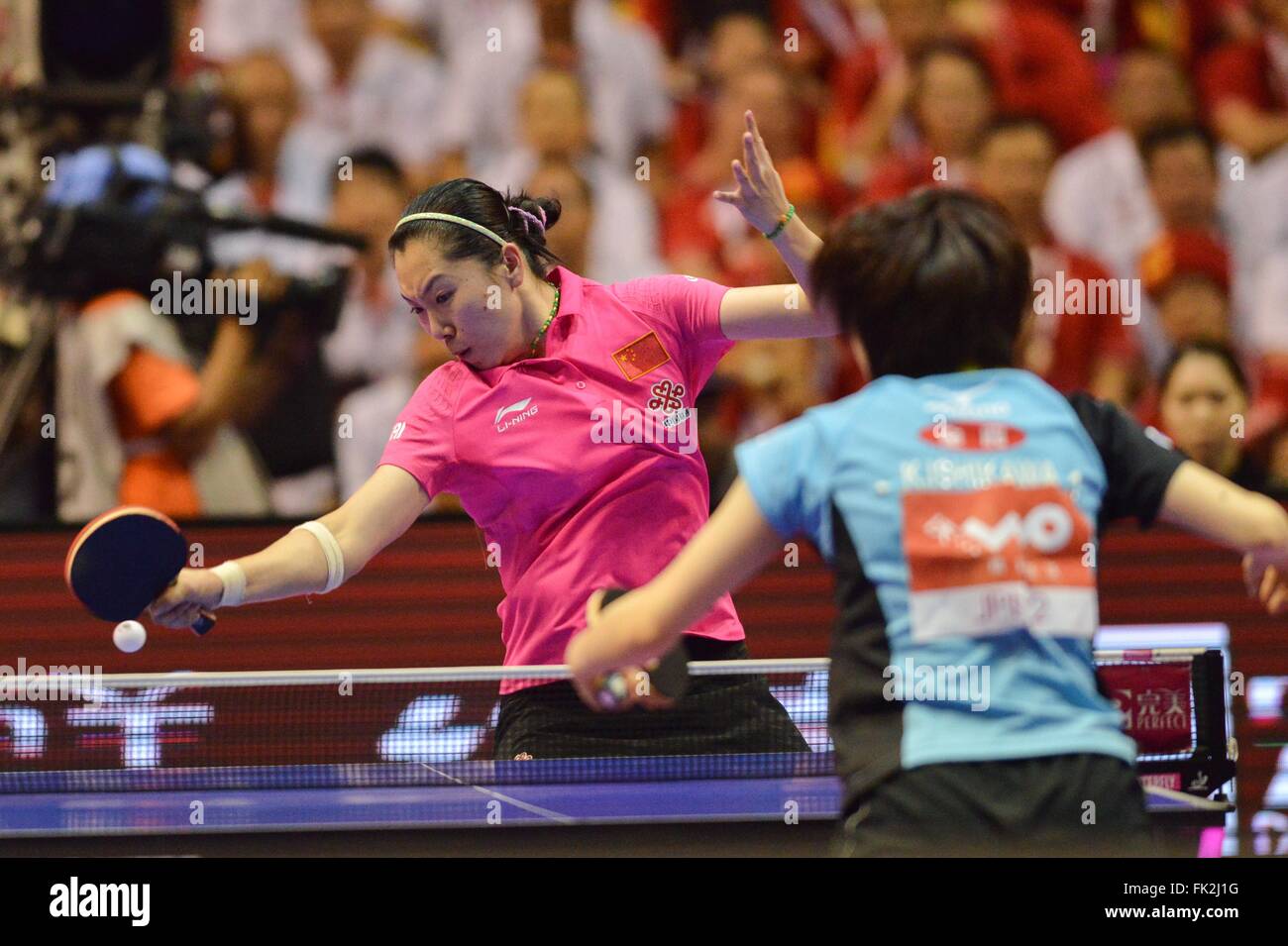 Kenji Matsudaira (JPN), MARCH 27, 2012 - Table Tennis : Kenji Matsudaira of  Japan in action during the LIEBHERR Table Tennis Team World Cup 2012  Championship division group B mens team match