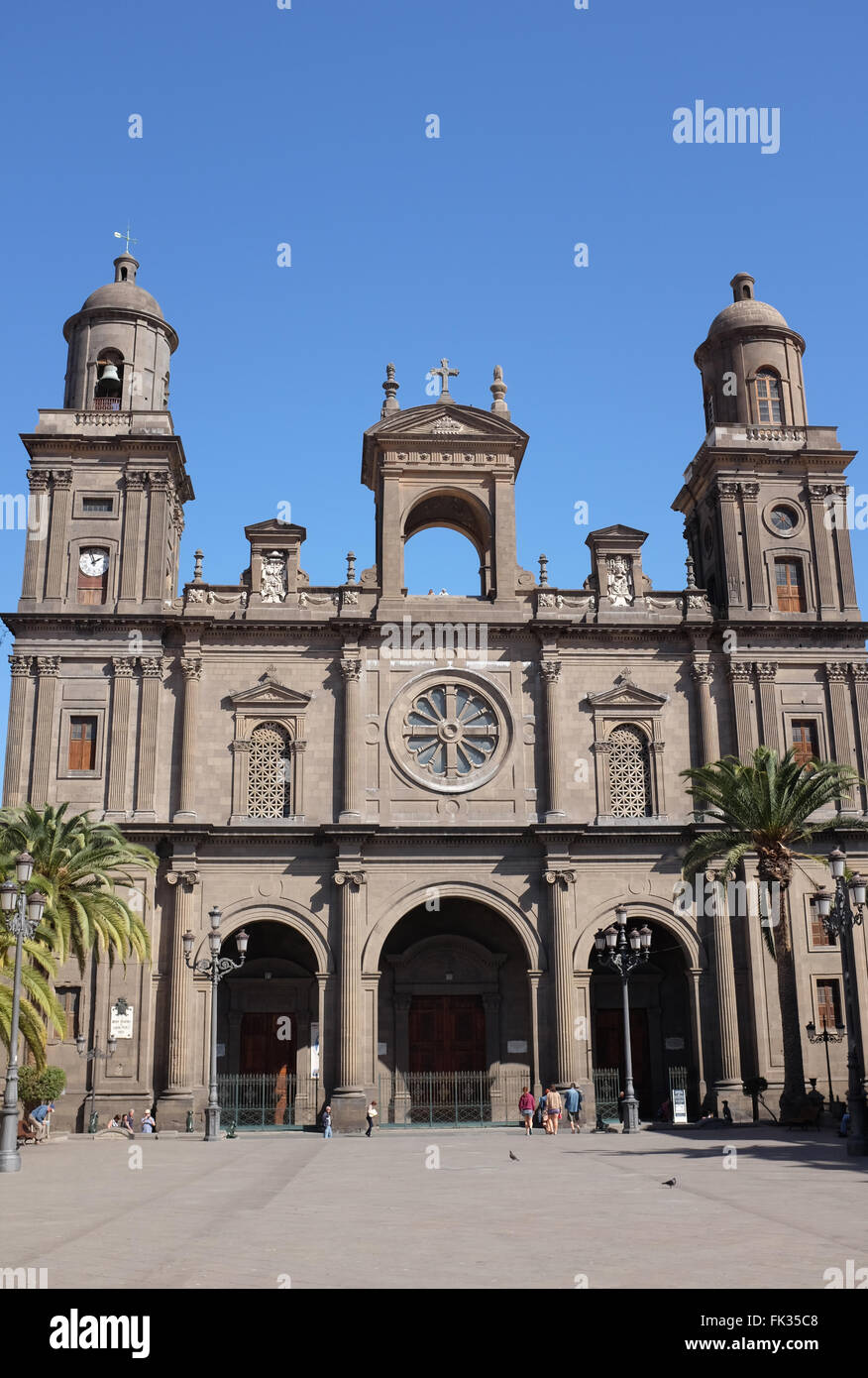 La Catedral de Santa Ana, Las Palmas de Gran Canaria, Islas Canarias, España Foto de stock