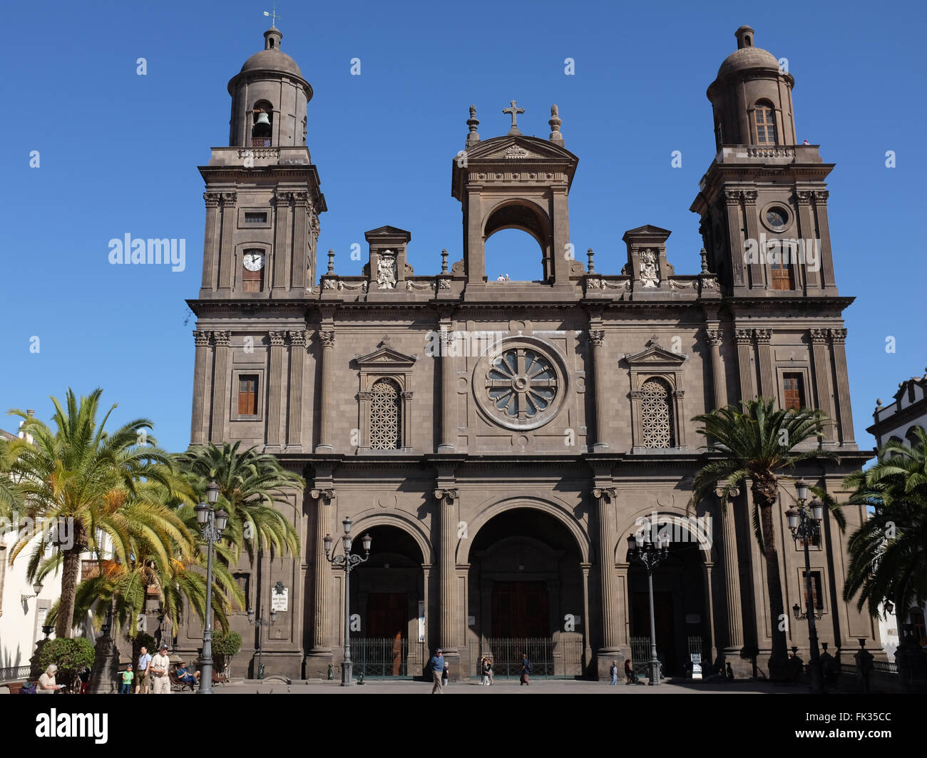 La Catedral de Santa Ana, Las Palmas de Gran Canaria, Islas Canarias, España Foto de stock