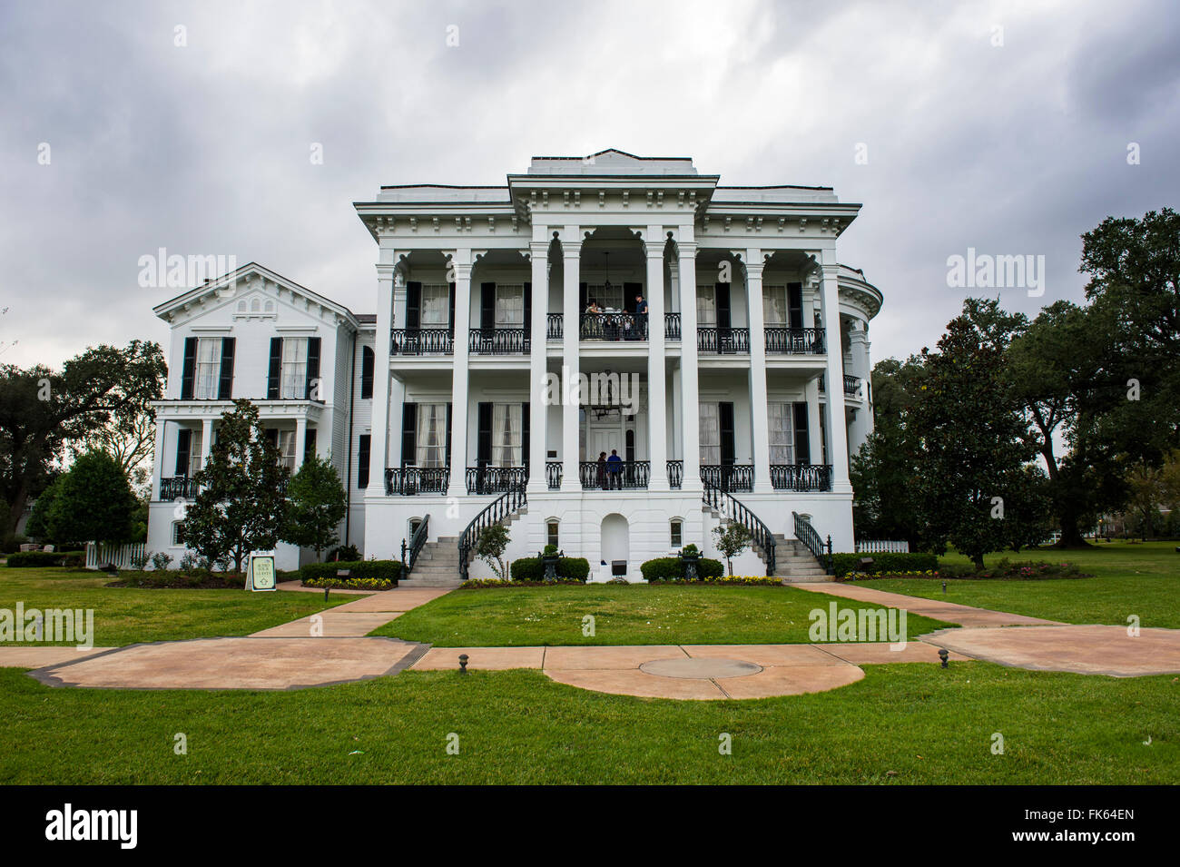 Plantation House en la Plantación Nottoway, Louisiana, Estados Unidos