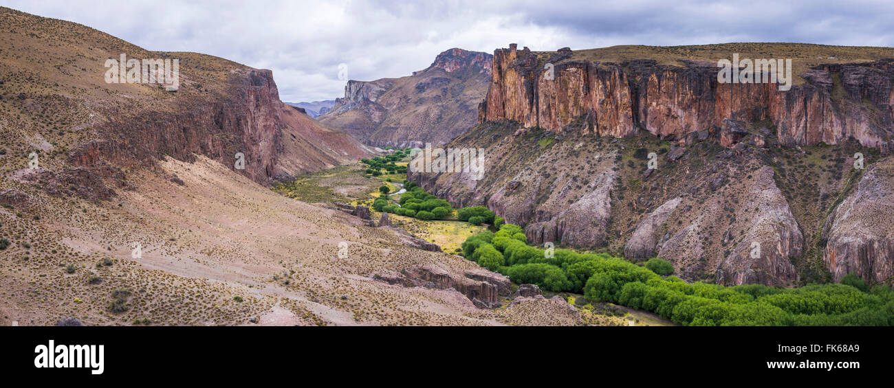 Desfiladero de Cueva de las manos (Cueva de las manos), Provincia de Santa Cruz, Patagonia Argentina, Sudamérica Foto de stock