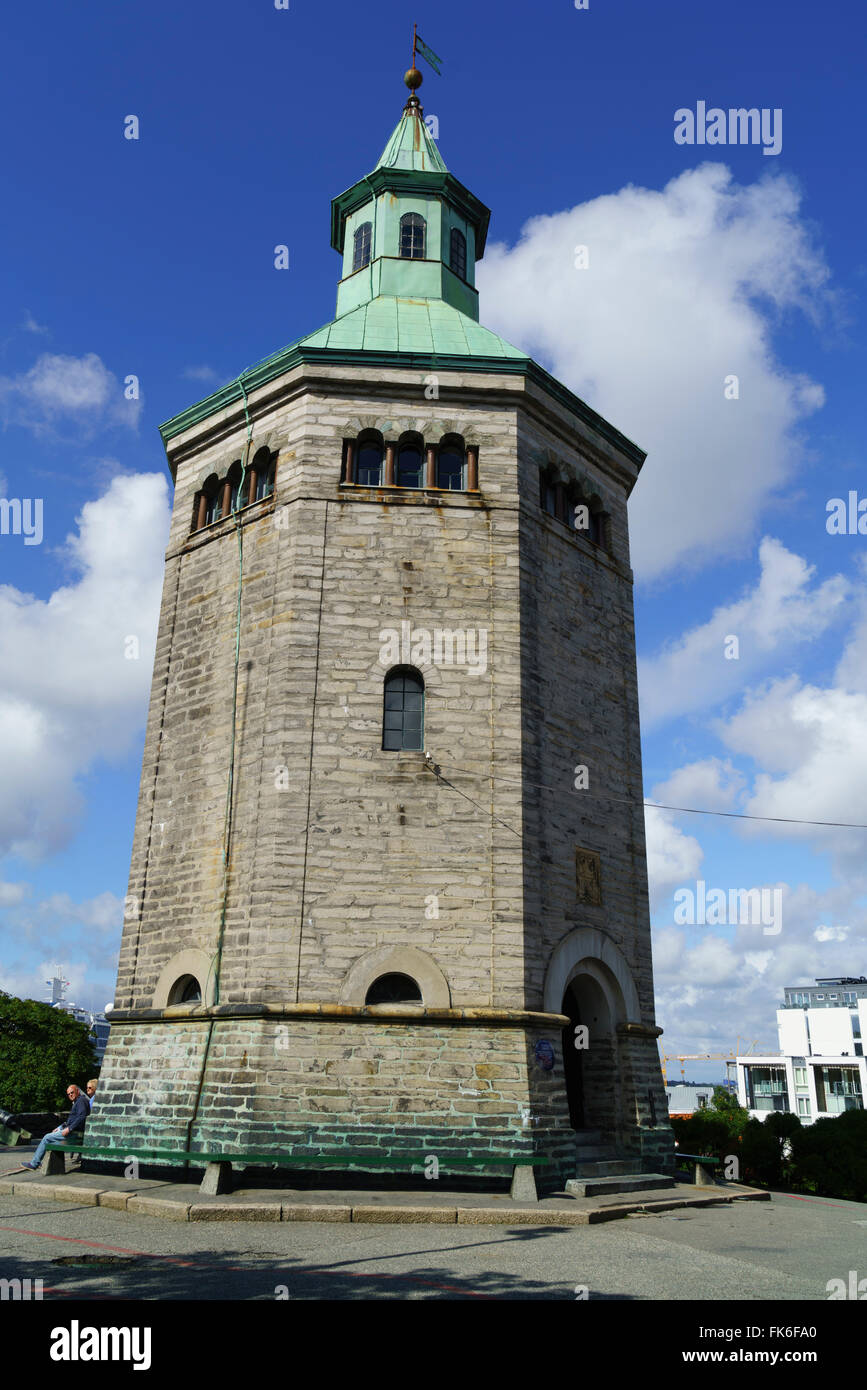 Valberg Torre, Stavanger, Noruega, Escandinavia, Europa Foto de stock