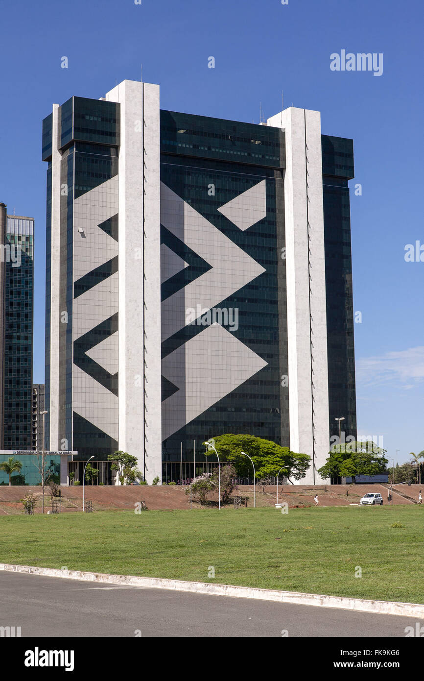 Edificio del Banco de Brasil Sector Bancario entre el Sur y el Complejo Cultural de la República Foto de stock
