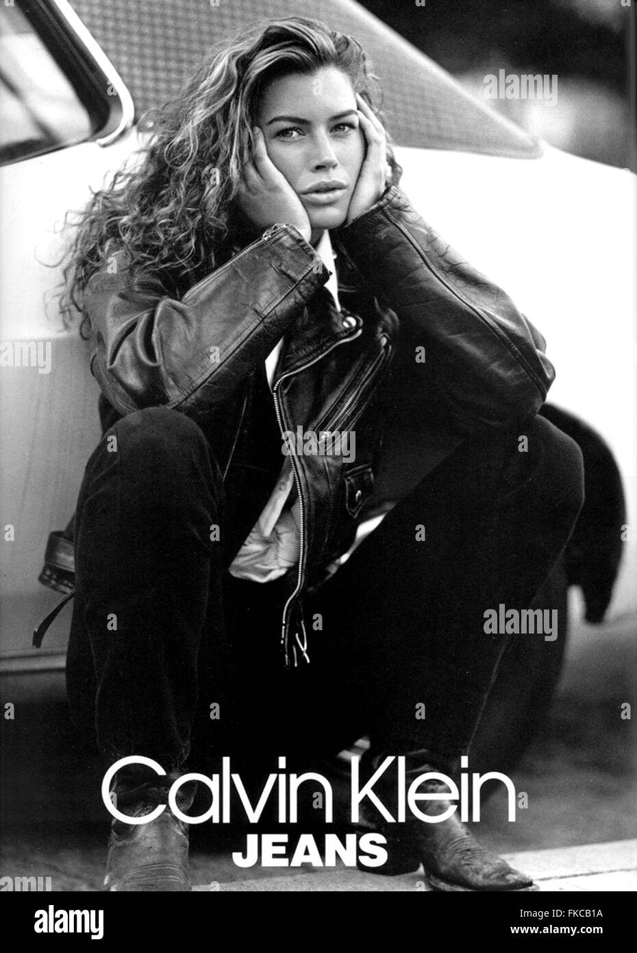 1990s UK Calvin Klein Anuncio Revista Fotografía de stock - Alamy